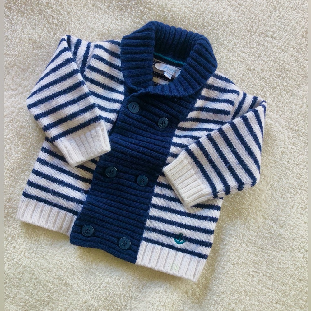 Jacadi Striped Cardigan
